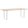 Patas para mesa de comedor forma V 2 uds blanco 70x(72-73,3) cm by , Table legs - Ref: Foro24-4012645, Price: 95,12 €, Discou...
