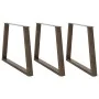Patas para mesa de comedor en forma de V 3 uds acero natural by , Table legs - Ref: Foro24-4012595, Price: 154,41 €, Discount: %