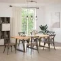 Patas para mesa de comedor en forma de V 3 uds acero natural by , Table legs - Ref: Foro24-4012595, Price: 154,41 €, Discount: %