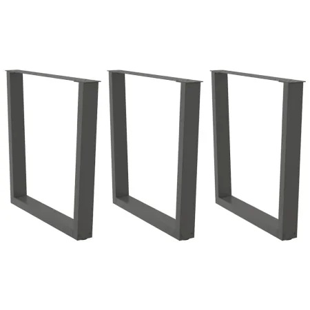 Patas para mesa de comedor en forma de V 3 uds antracita acero by , Table legs - Ref: Foro24-4012666, Price: 141,86 €, Discou...