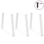Patas mesa comedor forma V 3uds acero blanco 100x(72-73,3)cm by , Table legs - Ref: Foro24-4012597, Price: 159,55 €, Discount: %