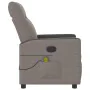 Sillón de masaje reclinable de tela gris taupé by , Armchairs - Ref: Foro24-4104837, Price: 215,69 €, Discount: %