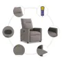 Sillón de masaje reclinable de tela gris taupé by , Armchairs - Ref: Foro24-4104837, Price: 215,69 €, Discount: %