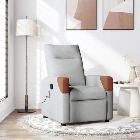 Sillón de masaje reclinable de tela gris nube by , Armchairs - Ref: Foro24-4104816, Price: 202,71 €, Discount: %