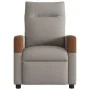 Sillón reclinable de tela gris taupe by , Armchairs - Ref: Foro24-4104814, Price: 196,81 €, Discount: %