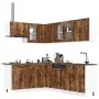 Mueble cocina Kalmar roble ahumado 11 pzas madera contrachapada de , Armarios de cocina - Ref: Foro24-3314886, Precio: 695,92...