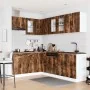 Mueble cocina Kalmar roble ahumado 11 pzas madera contrachapada de , Armarios de cocina - Ref: Foro24-3314886, Precio: 695,92...