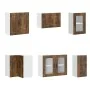Mueble cocina Kalmar roble ahumado 11 pzas madera contrachapada de , Armarios de cocina - Ref: Foro24-3314886, Precio: 695,92...