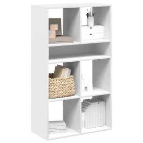 Estantería de madera contrachapada blanco 66x31x112 cm by , Bookcases and shelves - Ref: Foro24-860301, Price: 74,75 €, Disco...