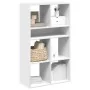 Estantería de madera contrachapada blanco 66x31x112 cm de , Librerías y estanterías - Ref: Foro24-860301, Precio: 75,46 €, De...