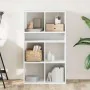 Estantería de madera contrachapada blanco 66x31x112 cm de , Librerías y estanterías - Ref: Foro24-860301, Precio: 75,46 €, De...