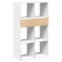 Estantería de madera contrachapada blanco 66x31x112 cm de , Librerías y estanterías - Ref: Foro24-860301, Precio: 75,46 €, De...