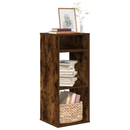 Estantería madera ingeniería color roble ahumado 34x31x80 cm by , Bookcases and shelves - Ref: Foro24-860278, Price: 40,64 €,...
