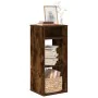 Estantería madera ingeniería color roble ahumado 34x31x80 cm by , Bookcases and shelves - Ref: Foro24-860278, Price: 40,64 €,...