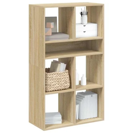 Estantería madera de ingeniería color roble sonoma 66x31x112 cm de , Librerías y estanterías - Ref: Foro24-860303, Precio: 72...