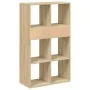 Estantería madera de ingeniería color roble sonoma 66x31x112 cm de , Librerías y estanterías - Ref: Foro24-860303, Precio: 72...