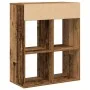 Estantería madera ingeniería madera envejecida 66x31x80 cm de , Librerías y estanterías - Ref: Foro24-860299, Precio: 62,47 €...