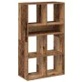 Estantería madera de ingeniería envejecida 66x31x112 cm de , Librerías y estanterías - Ref: Foro24-860308, Precio: 75,48 €, D...