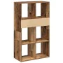 Estantería madera de ingeniería envejecida 66x31x112 cm de , Librerías y estanterías - Ref: Foro24-860308, Precio: 75,48 €, D...