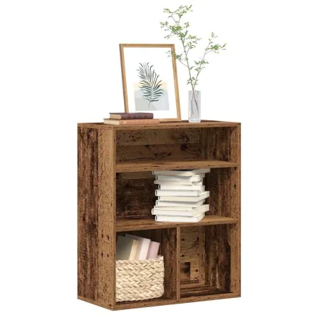 Estantería madera ingeniería madera envejecida 60x30x71,5 cm de , Librerías y estanterías - Ref: Foro24-860317, Precio: 56,02...