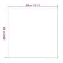 Lona transparente con ojales polietileno 6x6 m by , Waterproof tarpaulins - Ref: Foro24-4018529, Price: 61,96 €, Discount: %