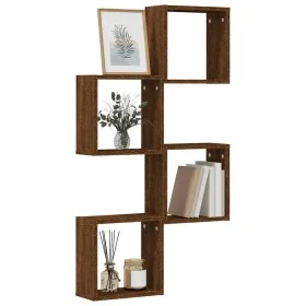 Estantes cubo de pared 4 unidades roble marrón 30x15x30 cm by , Shelves and shelves - Ref: Foro24-815886, Price: 35,54 €, Dis...