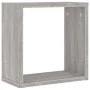 Estantes cubo de pared 6 unidades gris sonoma 30x15x30 cm de , Estantes y estanterías - Ref: Foro24-815884, Precio: 46,45 €, ...