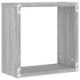 Estantes cubo de pared 6 unidades gris sonoma 30x15x30 cm de , Estantes y estanterías - Ref: Foro24-815884, Precio: 46,45 €, ...