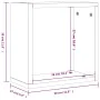 Estantes cubo de pared 6 unidades gris sonoma 30x15x30 cm de , Estantes y estanterías - Ref: Foro24-815884, Precio: 46,45 €, ...