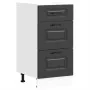 Mueble bajo de cocina Kalmar madera de ingeniería negra von , Küchenschränke - Ref: Foro24-854241, Preis: 92,70 €, Rabatt: %