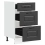 Mueble bajo de cocina Kalmar madera de ingeniería negra von , Küchenschränke - Ref: Foro24-854241, Preis: 92,70 €, Rabatt: %