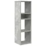 Estantería madera ingeniería gris hormigón 34x31x112 cm de , Librerías y estanterías - Ref: Foro24-860286, Precio: 51,32 €, D...