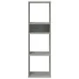 Estantería madera ingeniería gris hormigón 34x31x112 cm de , Librerías y estanterías - Ref: Foro24-860286, Precio: 51,32 €, D...