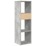 Estantería madera ingeniería gris hormigón 34x31x112 cm de , Librerías y estanterías - Ref: Foro24-860286, Precio: 51,32 €, D...