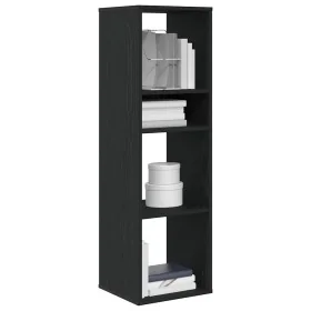 Estantería de madera contrachapada negra 34x31x112 cm by , Bookcases and shelves - Ref: Foro24-860284, Price: 55,01 €, Discou...