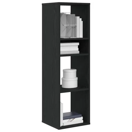 Estantería de madera contrachapada negra 34x31x112 cm by , Bookcases and shelves - Ref: Foro24-860284, Price: 54,98 €, Discou...