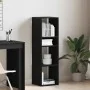 Estantería de madera contrachapada negra 34x31x112 cm by , Bookcases and shelves - Ref: Foro24-860284, Price: 54,98 €, Discou...