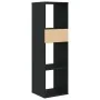 Estantería de madera contrachapada negra 34x31x112 cm by , Bookcases and shelves - Ref: Foro24-860284, Price: 54,98 €, Discou...
