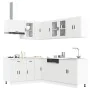 Mueble de cocina Porto blanco 11 piezas madera contrachapada von , Küchenschränke - Ref: Foro24-3314901, Preis: 722,71 €, Rab...