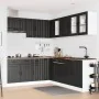 Mueble de cocina Lucca negra 11 piezas madera contrachapada von , Küchenschränke - Ref: Foro24-3314922, Preis: 708,23 €, Raba...