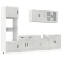 Mueble cocina Kalmar gris hormigón 7 pzas madera contrachapada von , Küchenschränke - Ref: Foro24-3314735, Preis: 602,50 €, R...
