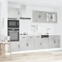 Mueble cocina Kalmar gris hormigón 7 pzas madera contrachapada von , Küchenschränke - Ref: Foro24-3314735, Preis: 602,50 €, R...
