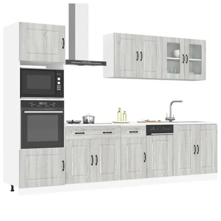 Mueble cocina Kalmar sonoma gris 7 pzas madera contrachapada de , Armarios de cocina - Ref: Foro24-3314737, Precio: 645,24 €,...