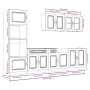 Mueble cocina Kalmar sonoma gris 7 pzas madera contrachapada de , Armarios de cocina - Ref: Foro24-3314737, Precio: 645,24 €,...