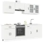 Mueble de cocina Kalmar blanco 8 piezas madera contrachapada by , Kitchen cabinets - Ref: Foro24-3314831, Price: 535,46 €, Di...