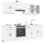 Mueble de cocina Kalmar blanco 8 piezas madera contrachapada by , Kitchen cabinets - Ref: Foro24-3314831, Price: 535,46 €, Di...