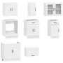 Mueble de cocina Kalmar blanco 8 piezas madera contrachapada by , Kitchen cabinets - Ref: Foro24-3314831, Price: 535,46 €, Di...