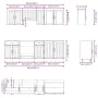 Mueble de cocina Kalmar blanco 8 piezas madera contrachapada by , Kitchen cabinets - Ref: Foro24-3314831, Price: 535,46 €, Di...