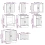 Mueble de cocina Kalmar blanco 8 piezas madera contrachapada by , Kitchen cabinets - Ref: Foro24-3314831, Price: 535,46 €, Di...