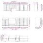 Mueble cocina Kalmar blanco de alto brillo 8 pzas de , Armarios de cocina - Ref: Foro24-3314833, Precio: 588,27 €, Descuento: %